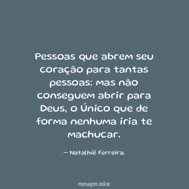 Pessoas que abrem seu coração para tantas pessoas
