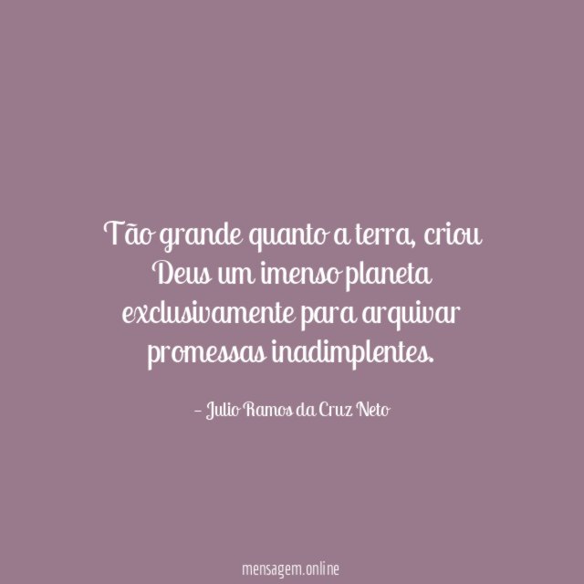 Tão grande quanto a terra
