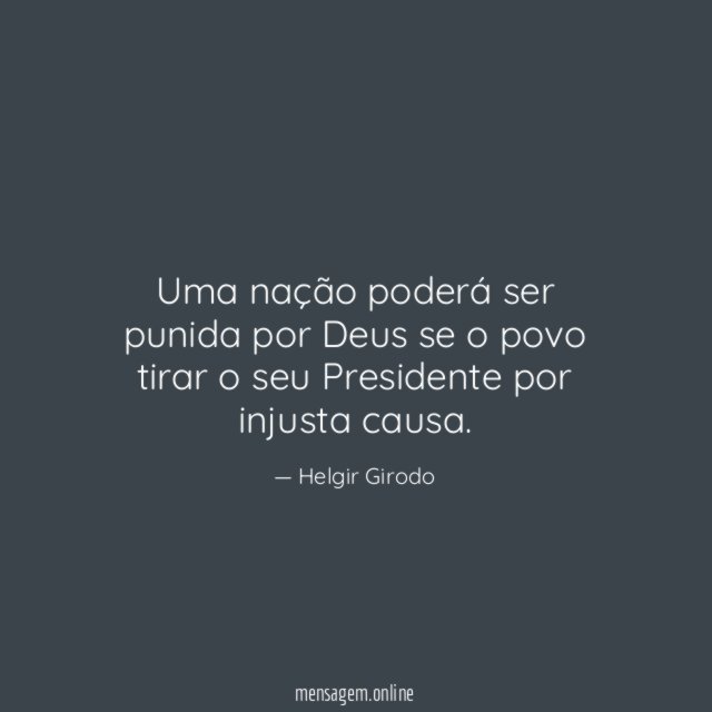 Uma nação poderá ser punida por Deus se