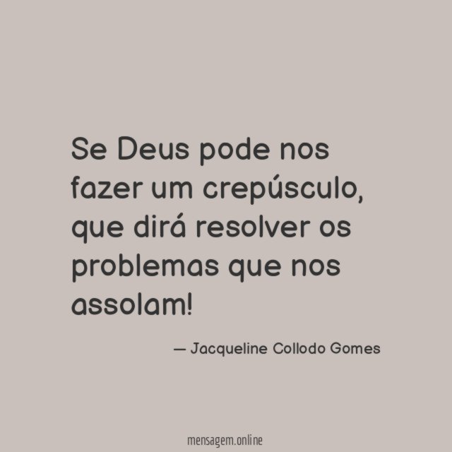 Se Deus pode nos fazer um crepúsculo