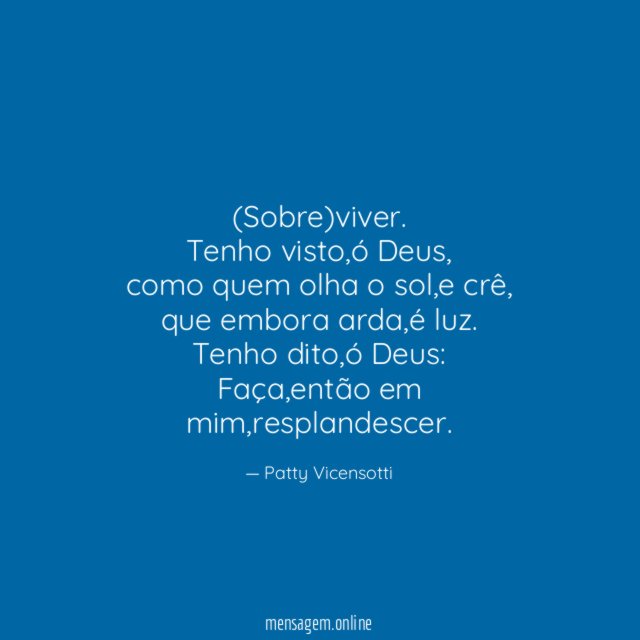 (Sobre)viver.