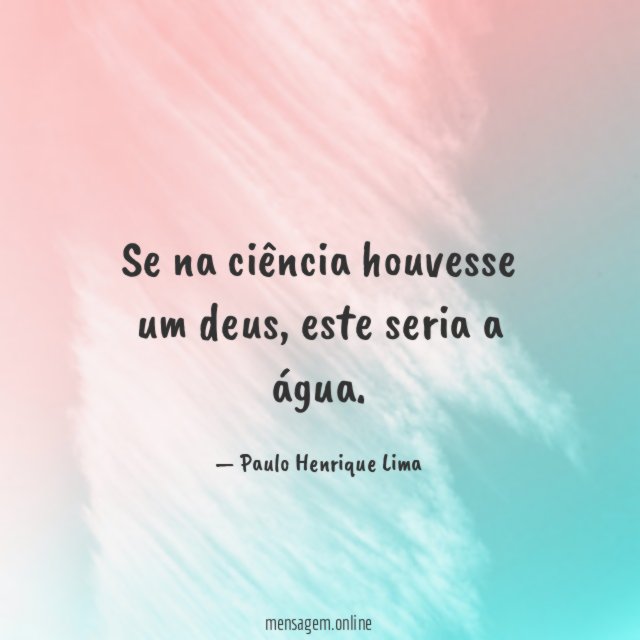 Se na ciência houvesse um deus