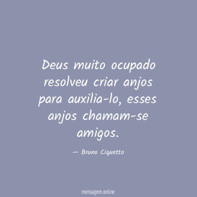 Deus muito ocupado resolveu criar anjos para auxilia-lo