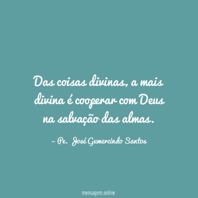 Das coisas divinas