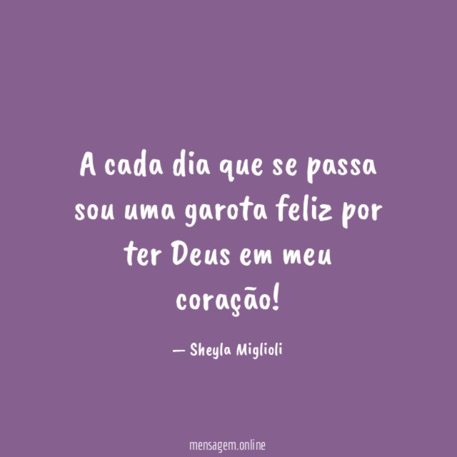 A cada dia que se passa sou uma