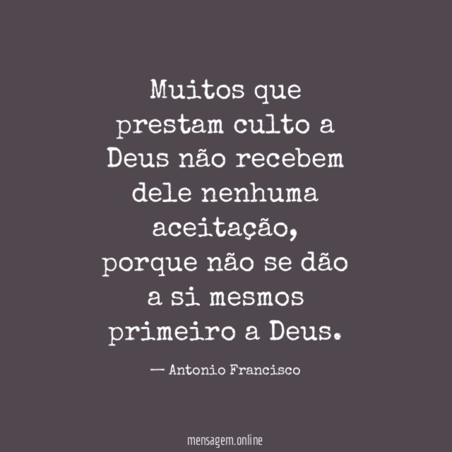 Muitos que prestam culto a Deus não recebem