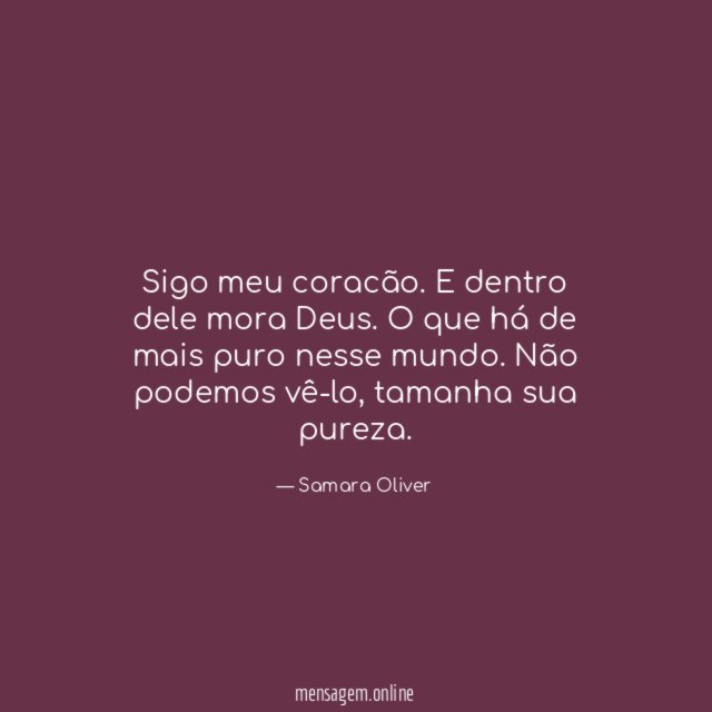 Sigo meu coracão