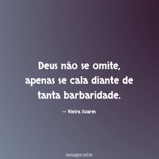 Deus não se omite