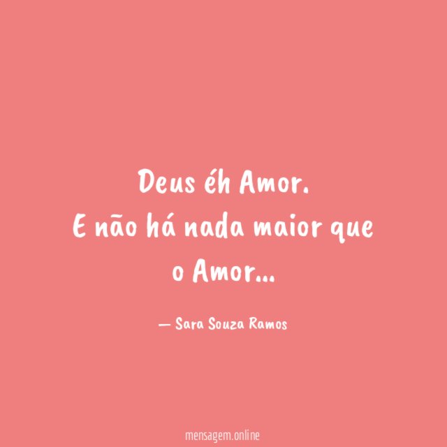 Deus éh Amor
