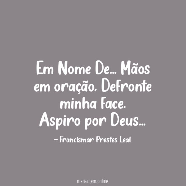 Em Nome De…