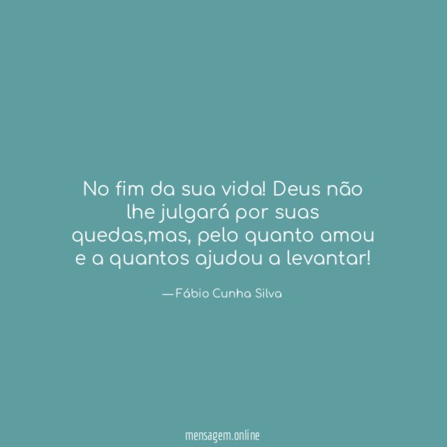 No fim da sua vida