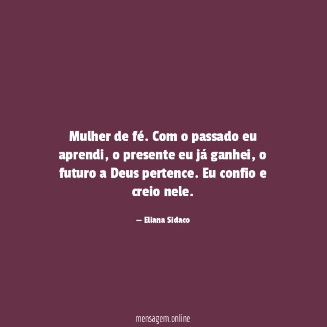 Mulher de fé