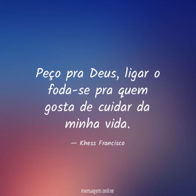 Peço pra Deus