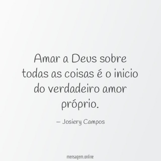 Amar a Deus sobre todas as coisas é