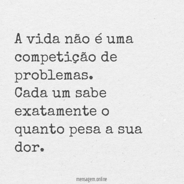 Não é uma competição de problemas