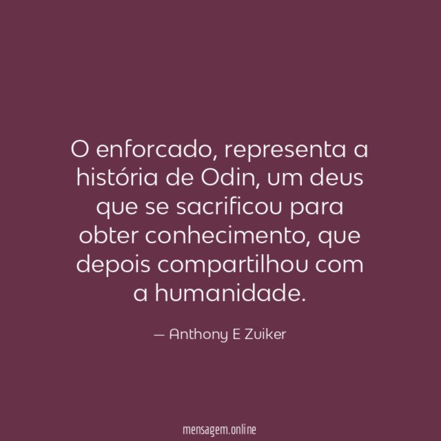 O enforcado