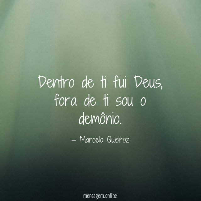 Dentro de ti fui Deus