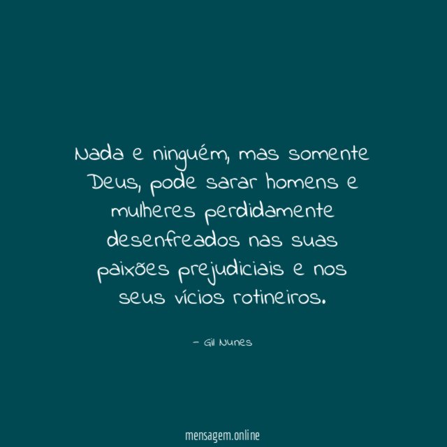 Nada e ninguém