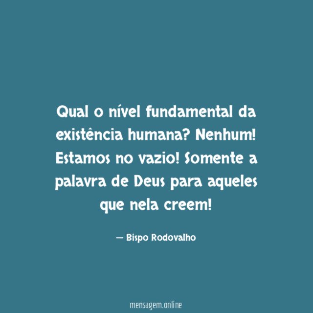 Qual o nível fundamental da existência humana