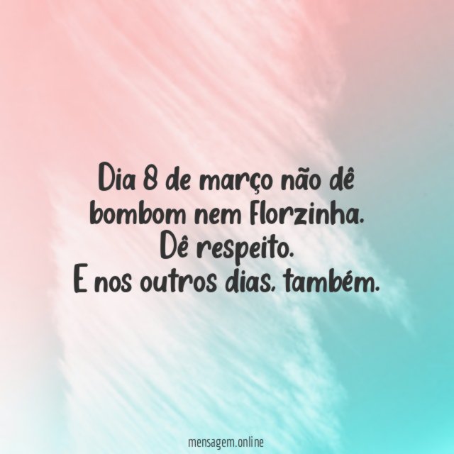 8 de março