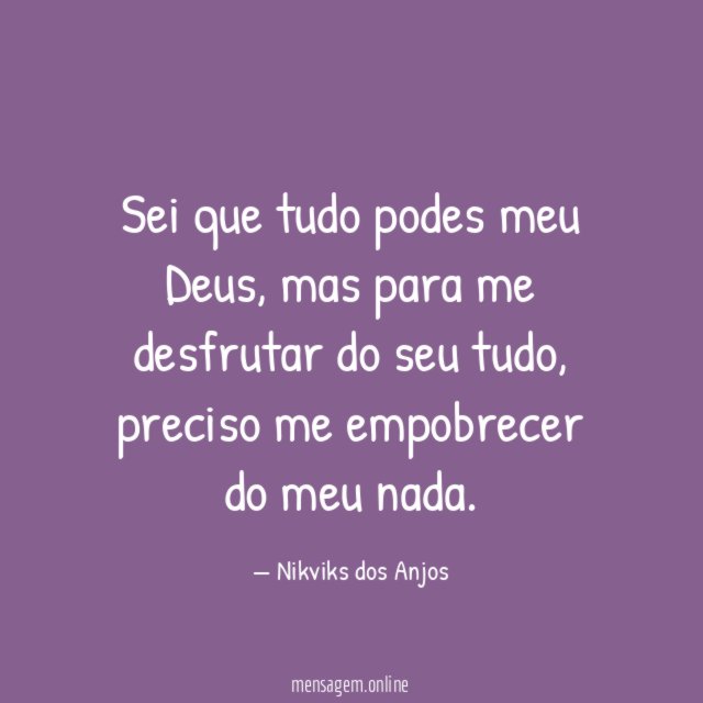 Sei que tudo podes meu Deus