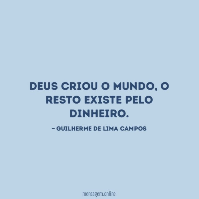 Deus criou o mundo