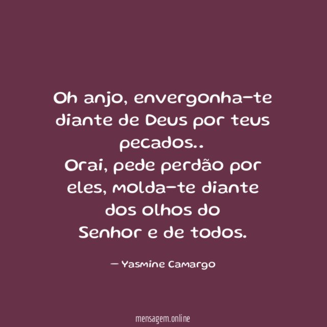 Oh anjo