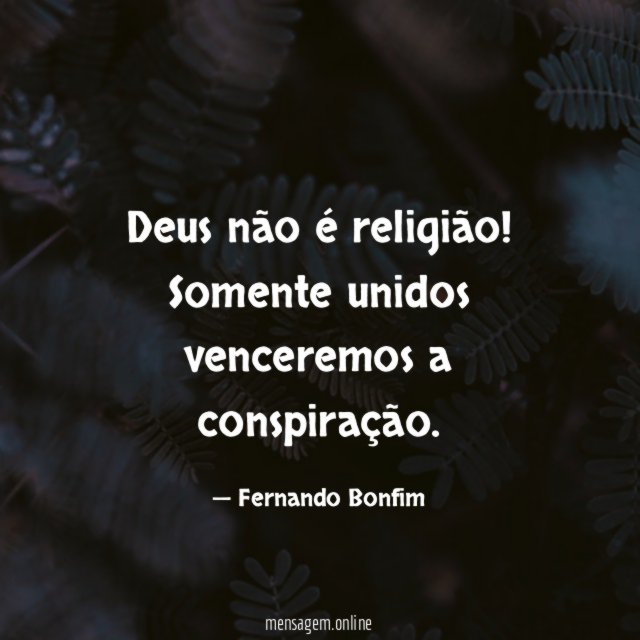 Deus não é religião