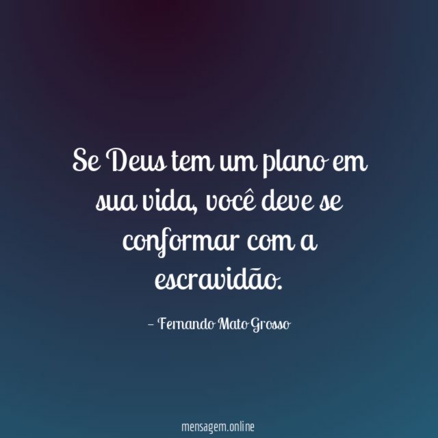 Se Deus tem um plano em sua vida