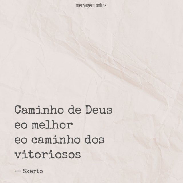 Caminho de Deus eo melhor
