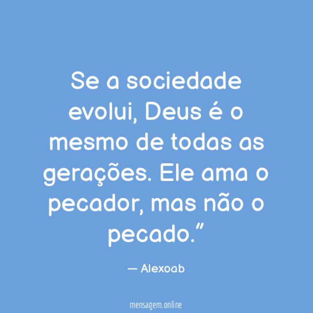 Se a sociedade evolui