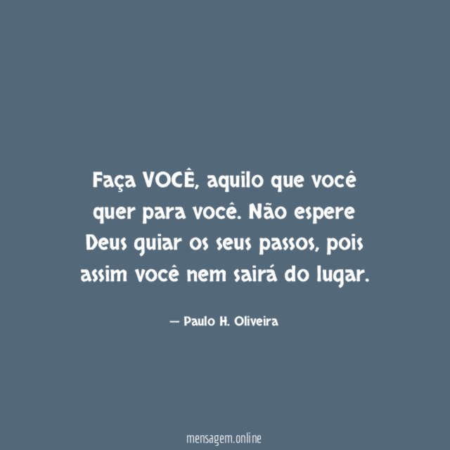Faça VOCÊ