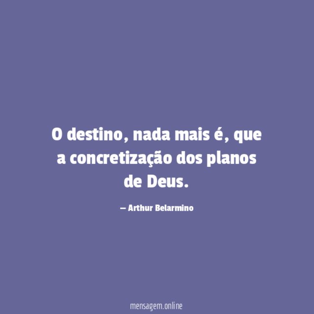 O destino
