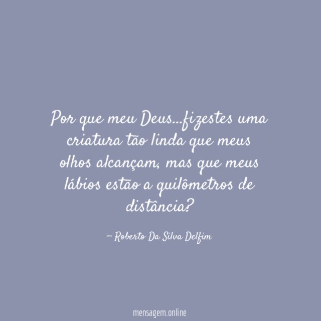 Por que meu Deus