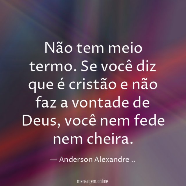 Não tem meio termo