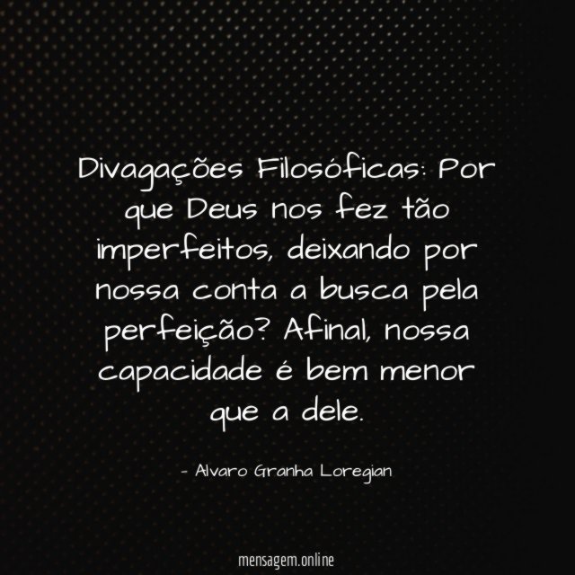 Divagações Filosóficas