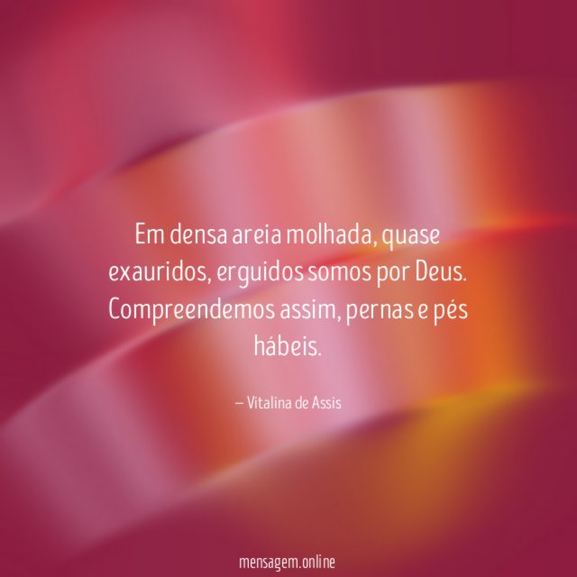 Em densa areia molhada