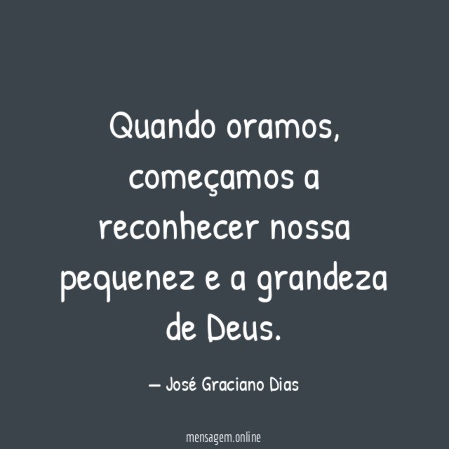 Quando oramos