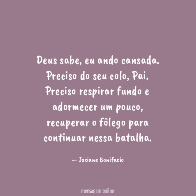 Deus sabe