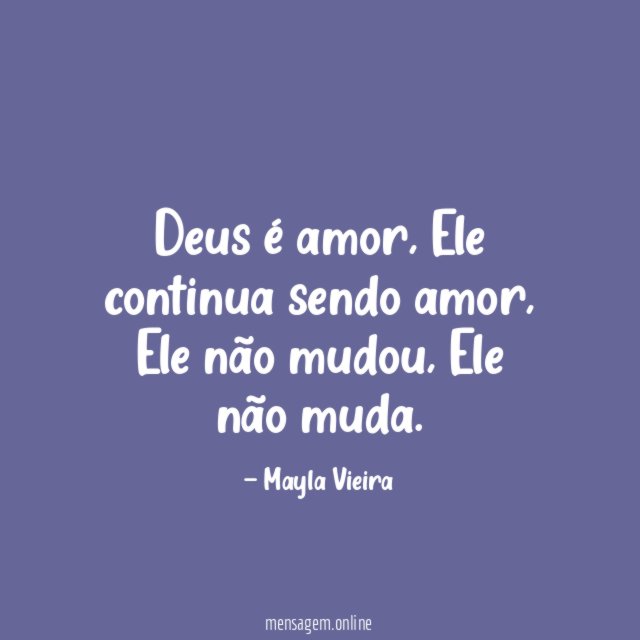 Deus é amor