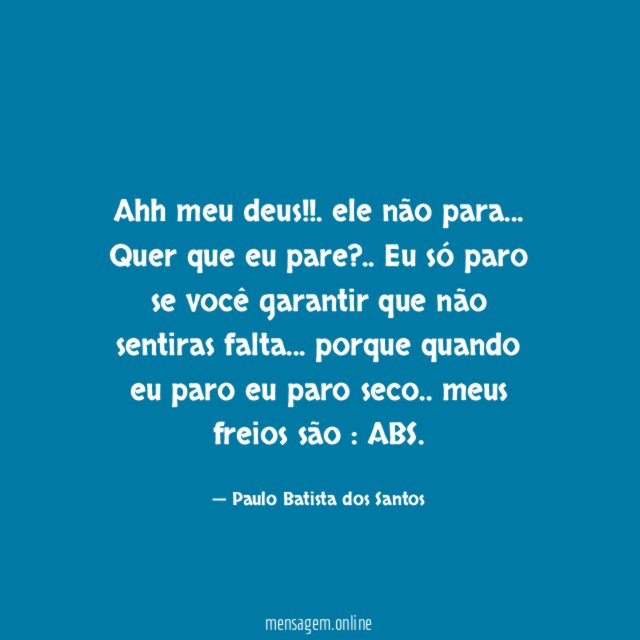 Ahh meu deus