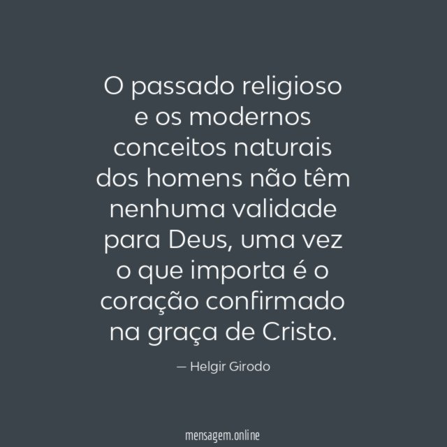 O passado religioso e os modernos conceitos naturais