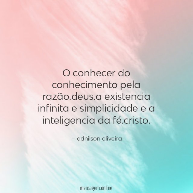 o conhecer do conhecimento pela razão