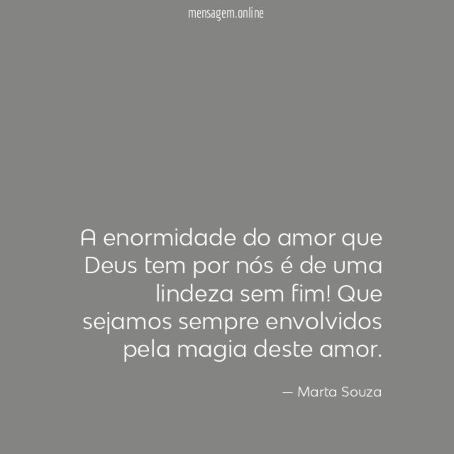 A enormidade do amor que Deus tem por
