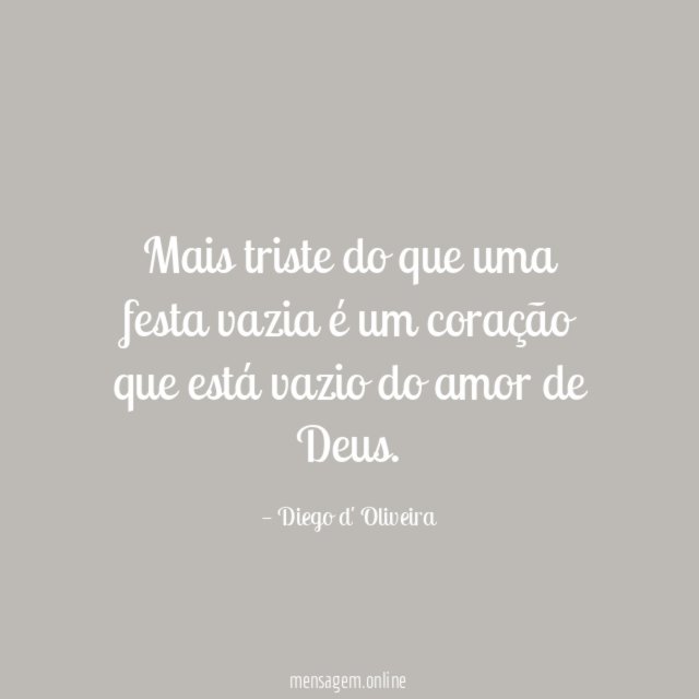 Mais triste do que uma festa vazia é