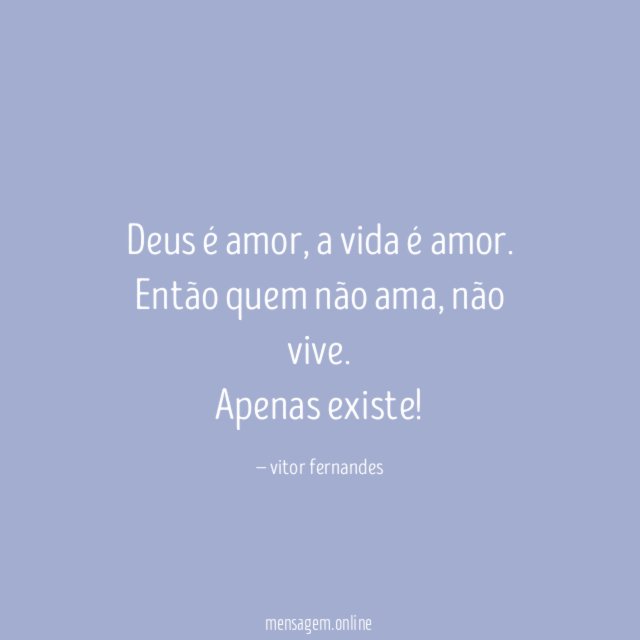 Deus é amor