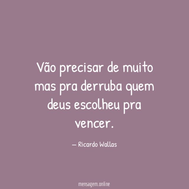 Vão precisar de muito mas pra derruba quem