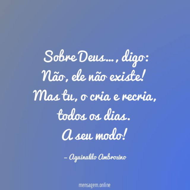 Sobre Deus