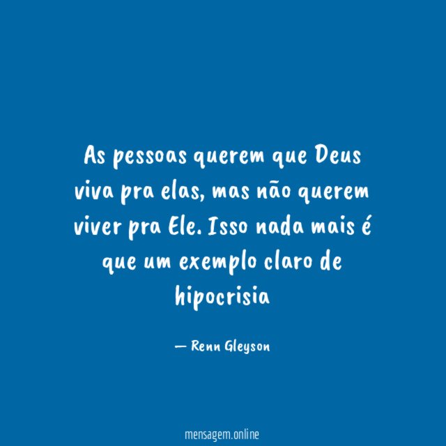As pessoas querem que Deus viva pra elas