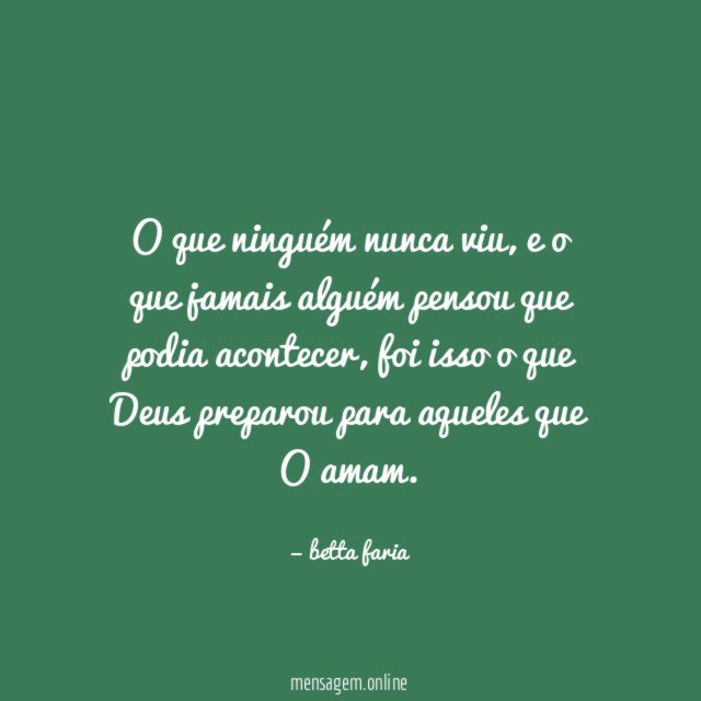 O que ninguém nunca viu